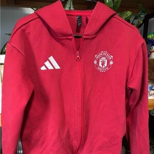 Adidas Manchester United 24/25 Anthem Hooded Jacket